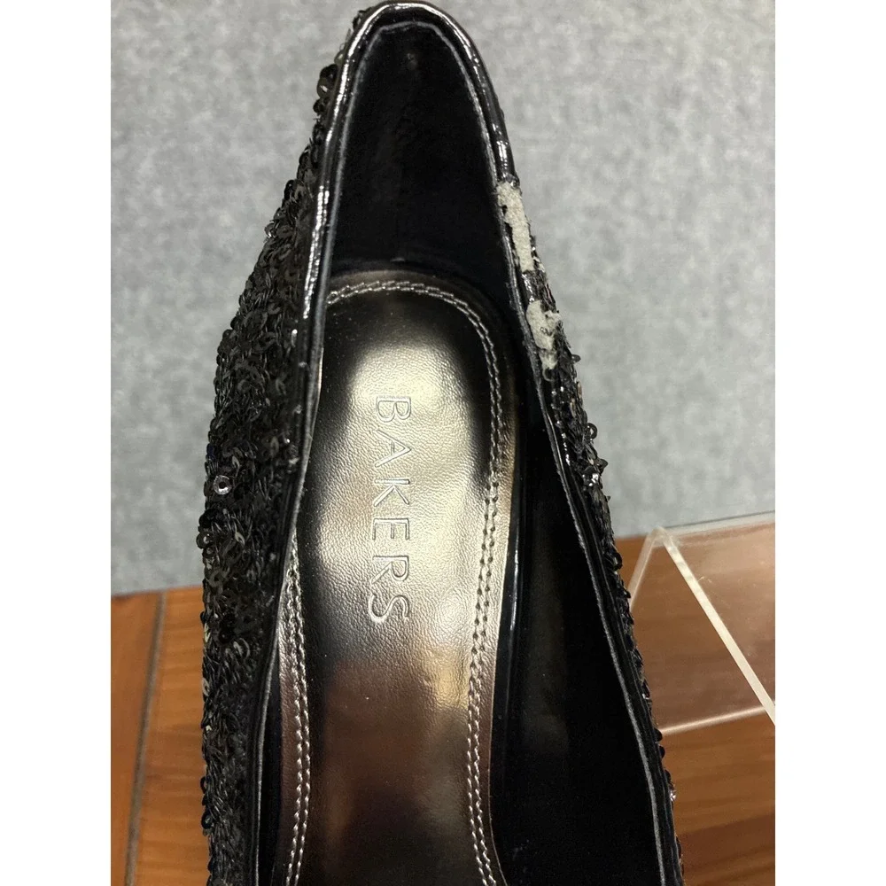 Bakers black sequin